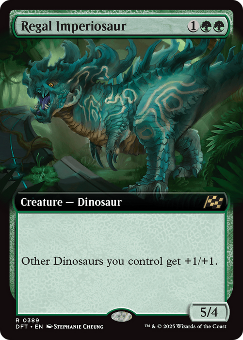 Regal Imperiosaur (DFT-389) - Aetherdrift: (Extended Art) Foil - for just $0.32! 