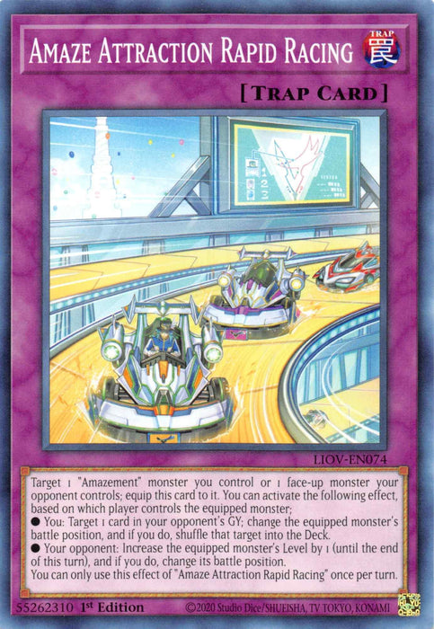 Amaze Attraction Rapid Racing [LIOV-EN074] Common - for just $0.10! 