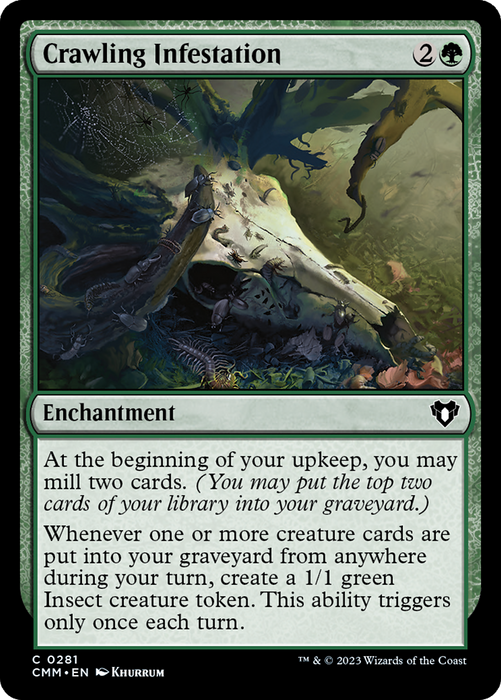 Crawling Infestation (CMM-281) - Commander Masters - for just $0.08! 