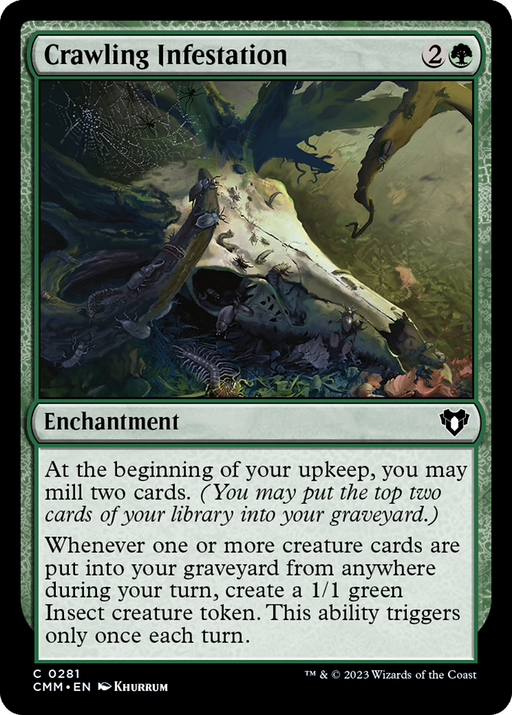 Crawling Infestation (CMM-281) - Commander Masters - for just $0.08! 