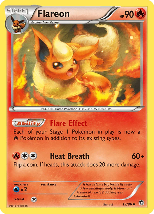 Flareon (13/98) [XY: Ancient Origins] - for just $0.20! 