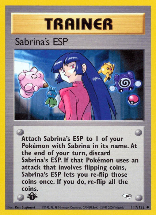 Sabrina's ESP (117/132) [Gym Heroes 1st Edition] - for just $0.75! 