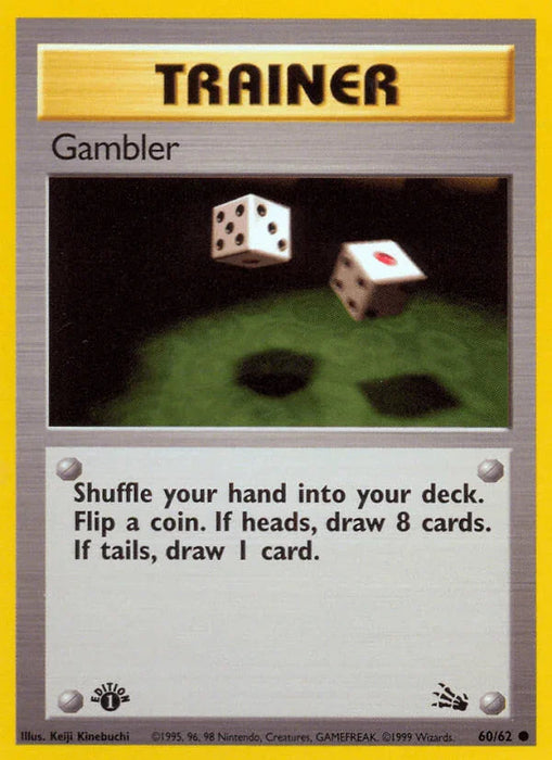 Gambler (60/62) [Fossil 1st Edition] - for just $0.25! 