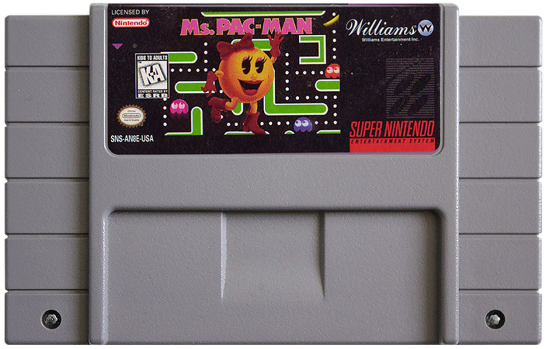 Ms. Pac-Man – Super Nintendo Entertainment System (SNES) - for just $11.99! 