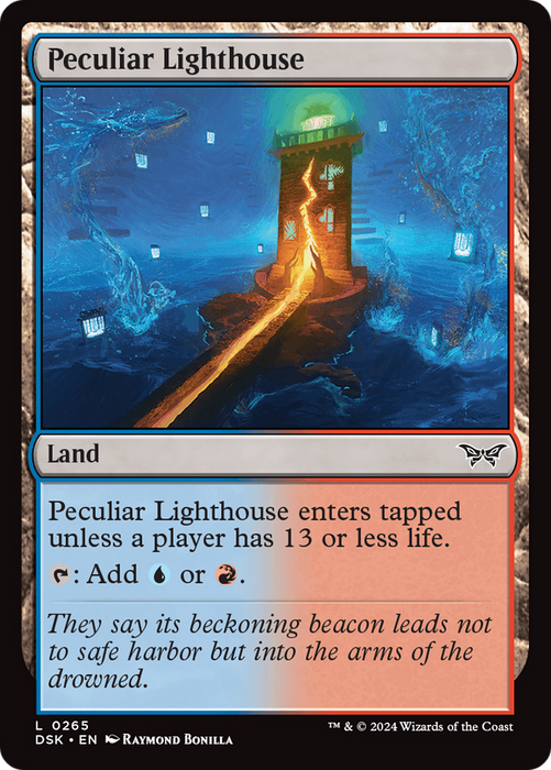 Peculiar Lighthouse (DSK-265) - Duskmourn: House of Horror Foil - for just $0.07! 