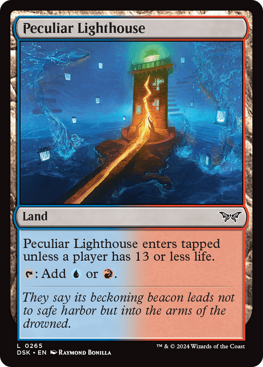 Peculiar Lighthouse (DSK-265) - Duskmourn: House of Horror Foil - for just $0.07! 