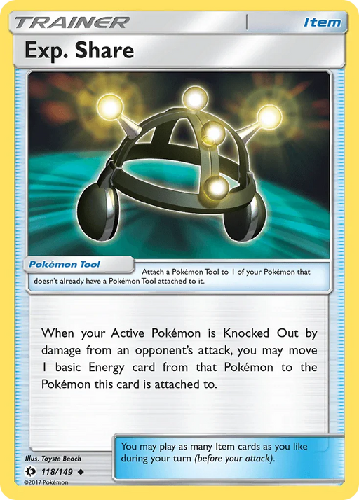 Exp. Share (118/149) [Sun & Moon: Base Set] - for just $0.10! 