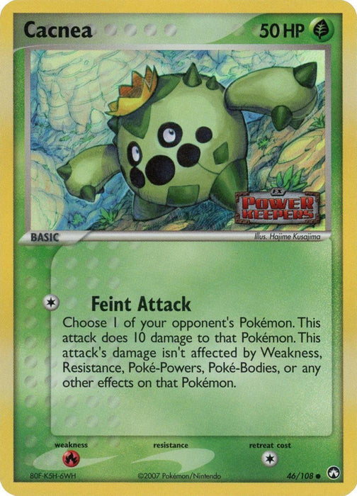 Cacnea (46/108) (Stamped) [EX: Power Keepers] - for just $4! 