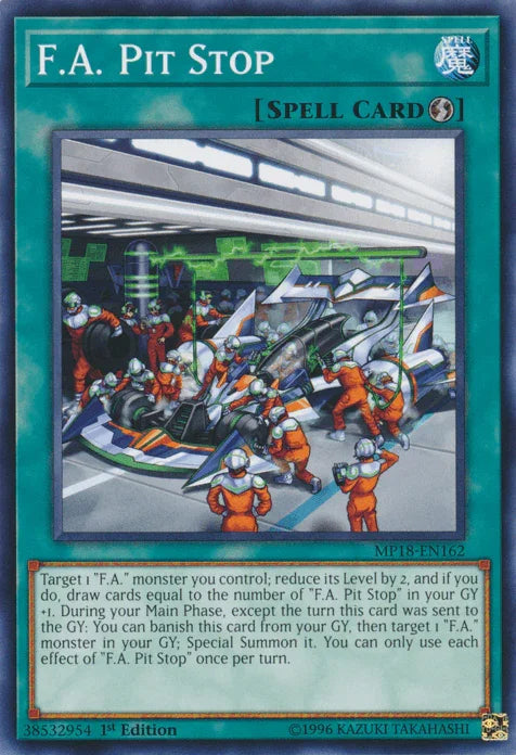 F.A. Pit Stop [MP18-EN162] Common - for just $0.10! 
