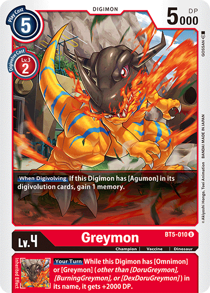 Greymon [BT5-010] [Battle of Omni] - Just $0.09! Shop now at Retro Gaming of Denver