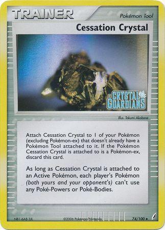 Cessation Crystal (74/100) (Stamped) [EX: Crystal Guardians] - for just $6.25! 
