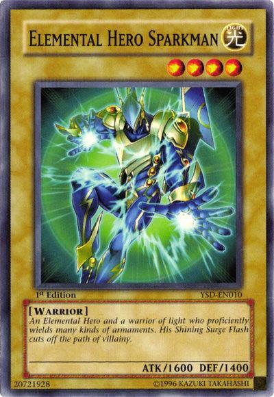 Elemental Hero Sparkman [YSD-EN010] Common - for just $0.20! 