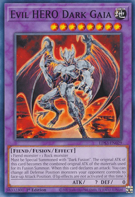 Evil HERO Dark Gaia [LDS3-EN029] Common - for just $0.10! 