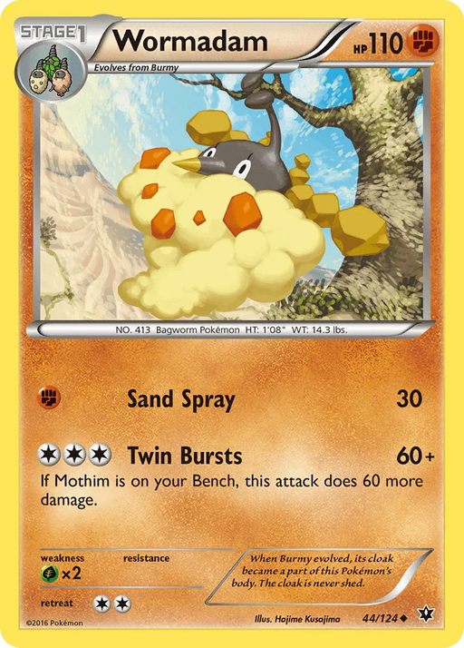 Wormadam (44/124) [XY: Fates Collide] - for just $0.10! 