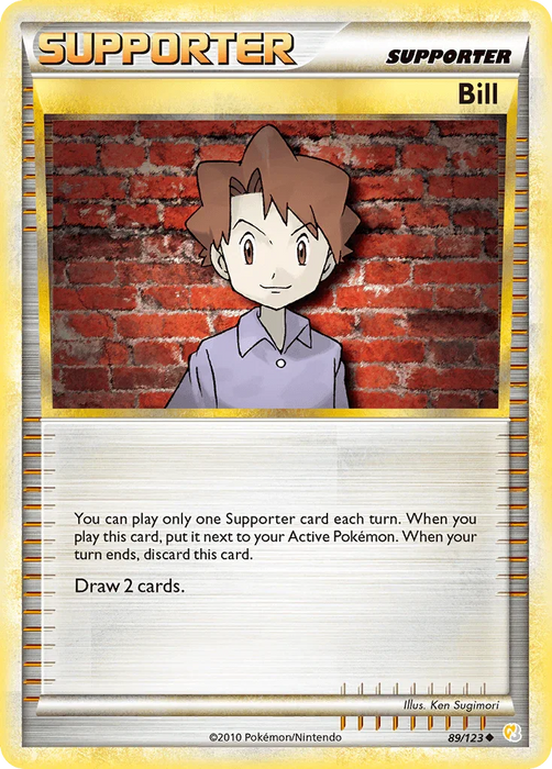 Bill (89/123) [HeartGold & SoulSilver: Base Set] - for just $0.15! 