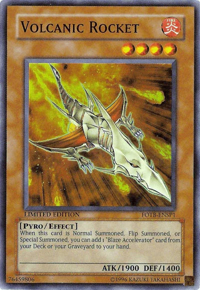 Volcanic Rocket [FOTB-ENSP1] Super Rare - for just $3.40! 