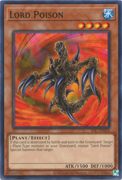 Lord Poison (25th Anniversary) [IOC-EN028] Common - for just $0.10! 