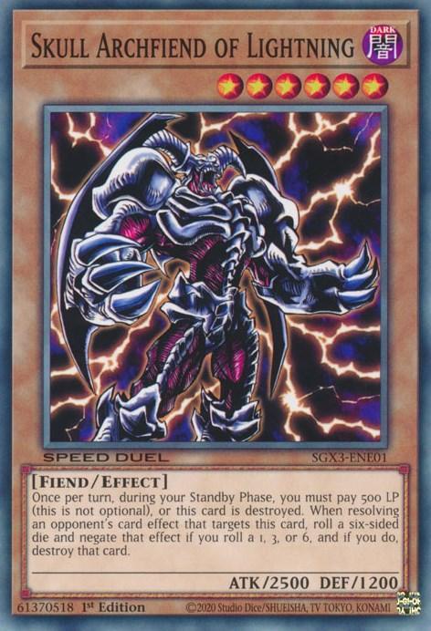 Skull Archfiend of Lightning [SGX3-ENE01] Common - for just $0.10! 