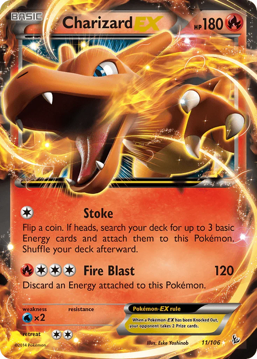Charizard EX (11/106) [XY: Flashfire] - for just $6.25! 