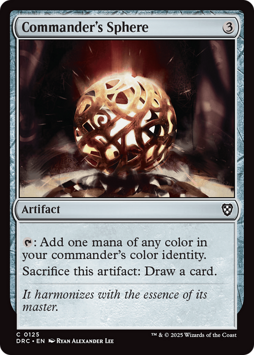 Commander's Sphere (DRC-125) - Commander: Aetherdrift - for just $0.11! 