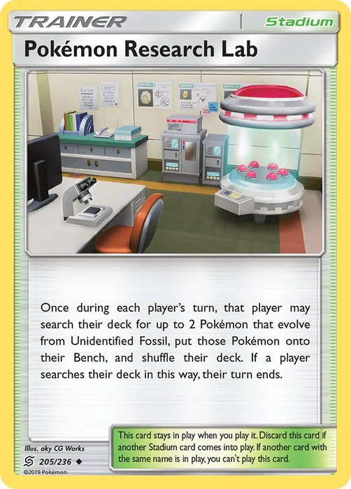 Pokemon Research Lab (205/236) [Sun & Moon: Unified Minds] - for just $0.15! 