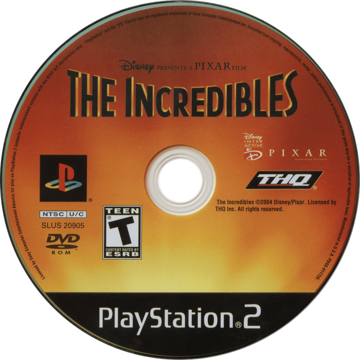 Disney Pixar The Incredibles – PlayStation 2 (PS2) - for just $9.99! 