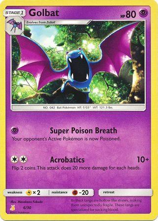 Golbat (6/30) [Sun & Moon: Trainer Kit - Alolan Raichu] - for just $0.10! 