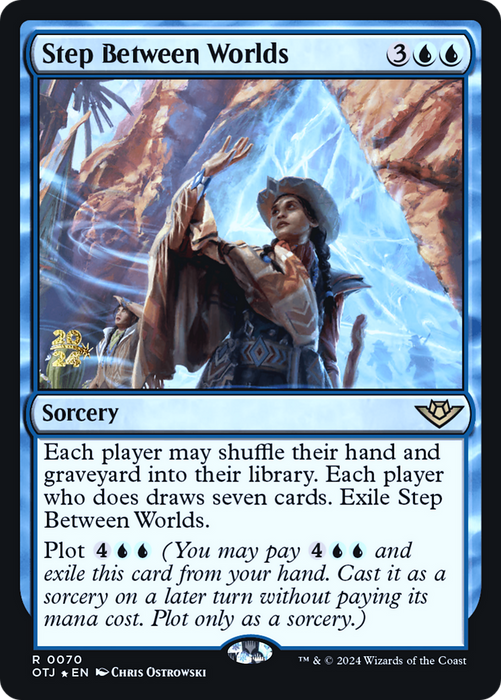 Step Between Worlds (PRE-070) - Outlaws of Thunder Junction Promos Foil - for just $0.15! 