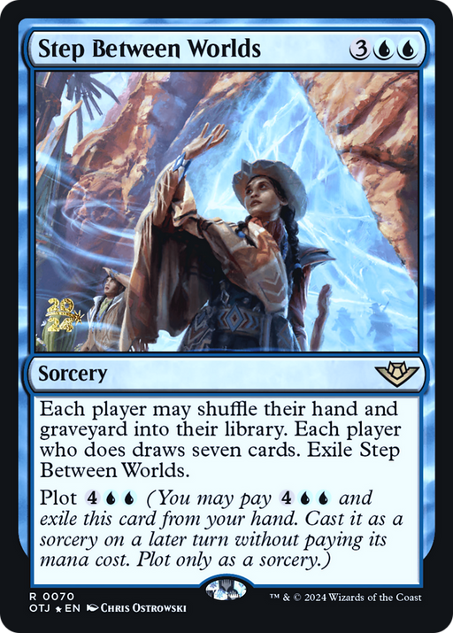 Step Between Worlds (PRE-070) - Outlaws of Thunder Junction Promos Foil - for just $0.15! 