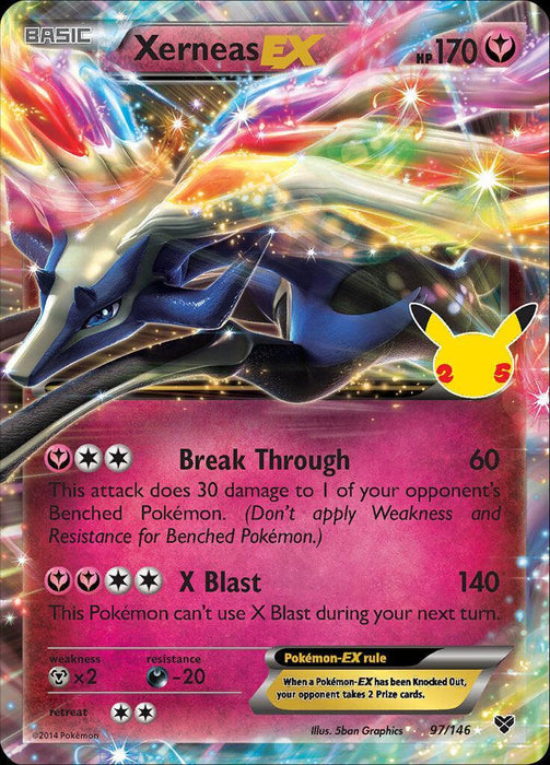 Xerneas EX (97/146) [Celebrations: 25th Anniversary - Classic Collection] - for just $1.70! 