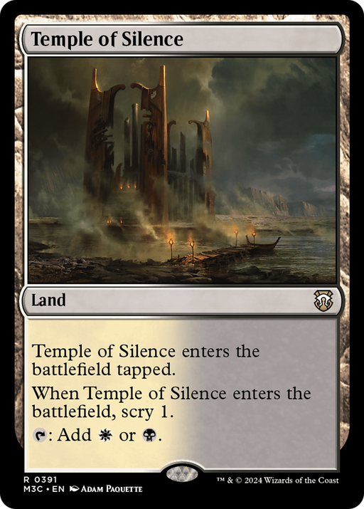 Temple of Silence (Ripple Foil) [Modern Horizons 3 Commander] - Just $0.25! Shop now at Retro Gaming of Denver