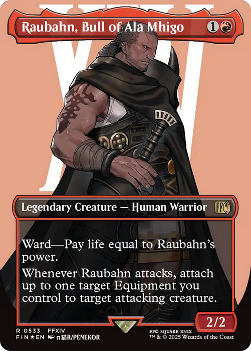 Raubahn, Bull of Ala Mhigo (FIN-533) - FINAL FANTASY (Borderless) Foil - for just $2.35! 