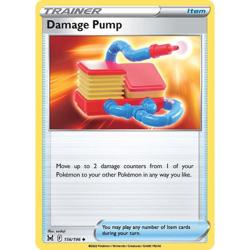 Damage Pump (156/196) [Sword & Shield: Lost Origin] - Just $0.05! Shop now at Retro Gaming of Denver