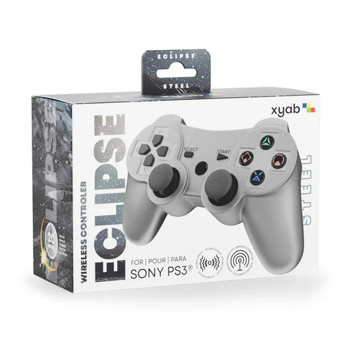 ECLIPSE Wireless Bluetooth Controller For PlayStation 3 (PS3) [Steel Silver] – PlayStation 3 Accessory (PS3) - for just $24.99! 