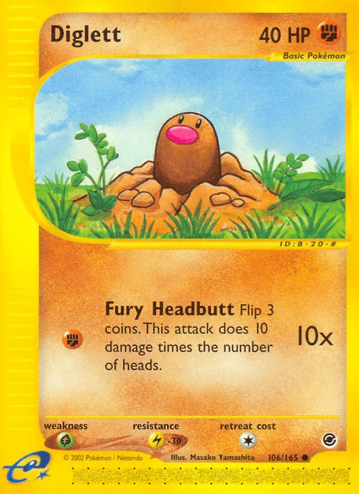 Diglett (106/165) [Expedition: Base Set] - for just $1.45! 