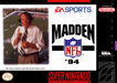 Madden NFL '94 – Super Nintendo Entertainment System (SNES) - for just $5.99! 