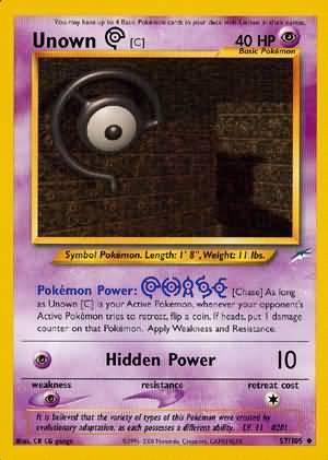 Unown [C] (57/105) [Neo Destiny Unlimited] - for just $2.75! 