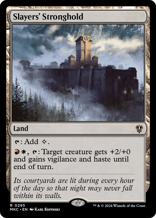 Slayers' Stronghold (MKC-295) - Murders at Karlov Manor Commander - for just $0.07! 