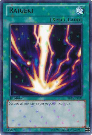 Raigeki [BP01-EN032] Starfoil Rare - for just $0.80! 