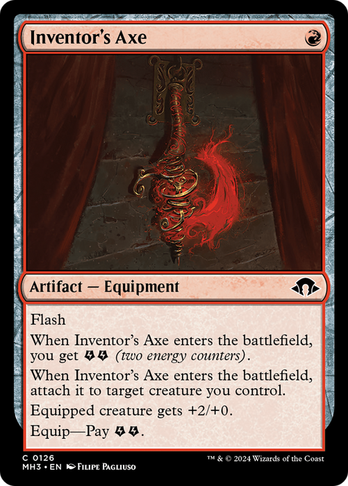 Inventor's Axe (MH3-126) - Modern Horizons 3 - for just $0.04! 