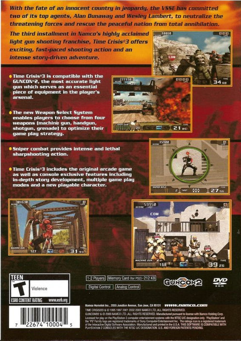 Time Crisis 3 – PlayStation 2 (PS2) - for just $0! 