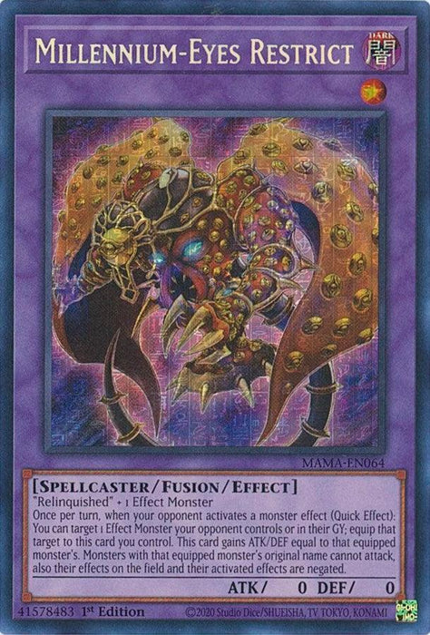 Millennium-Eyes Restrict [MAMA-EN064] Secret Pharaoh's Rare - for just $40.40! 