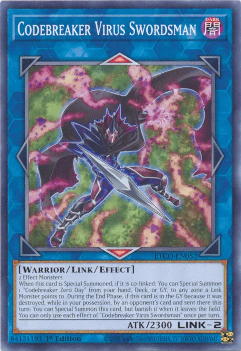Codebreaker Virus Swordsman [ETCO-EN052] Common - for just $0.10! 