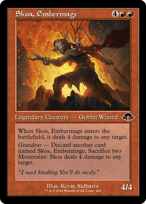 Skoa, Embermage (Retro Frame) (MH3-420) - Modern Horizons 3 - for just $0.03! 