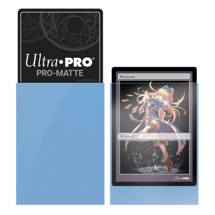 Ultra PRO: Small 60ct Sleeves - PRO-Matte (Light Blue) - Just $0! Shop now at Retro Gaming of Denver