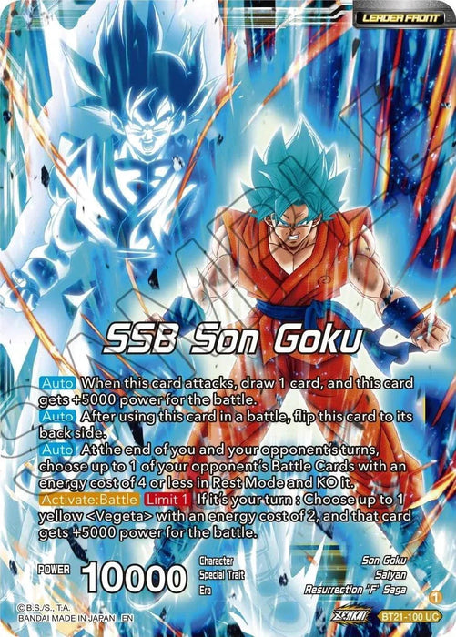 SSB Son Goku // SSB Vegeta, God-Level Power (BT21-100) [Wild Resurgence] - for just $0.10! 