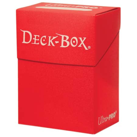 Ultra PRO: Deck Box - Solid Color (Red) - for just $0! 