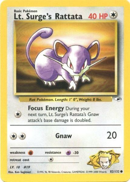 Lt. Surge's Rattata (82/132) [Gym Heroes Unlimited] - for just $0.30! 