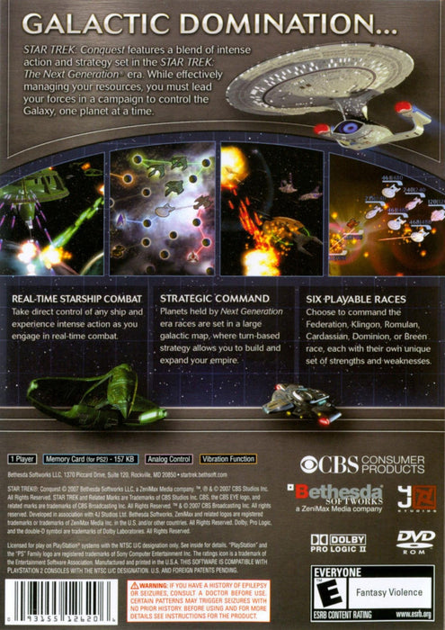 Star Trek: Conquest – PlayStation 2 (PS2) - for just $0! 