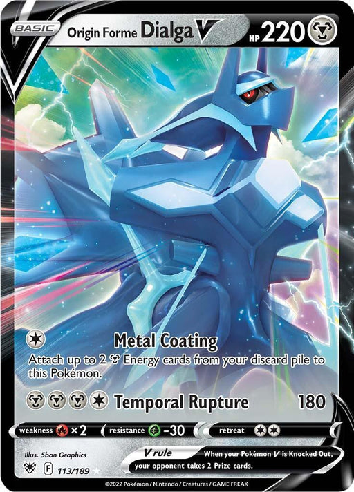 Origin Forme Dialga V (113/189) [Sword & Shield: Astral Radiance] - for just $0.55! 